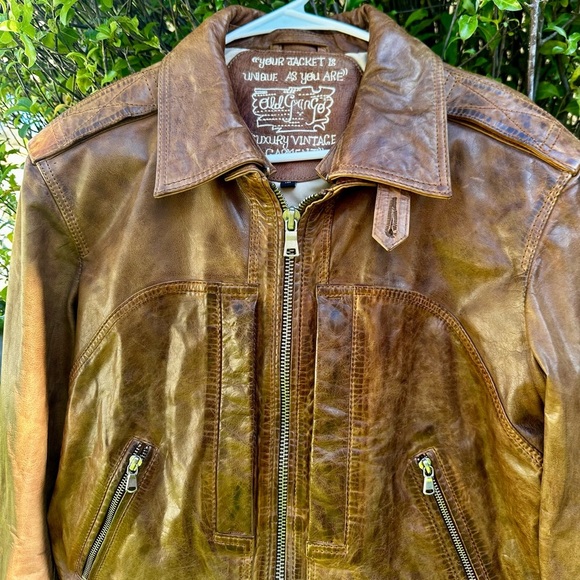 Old Gringo Brown Distressed Jacket Size Medium EUC! - Picture 3 of 16